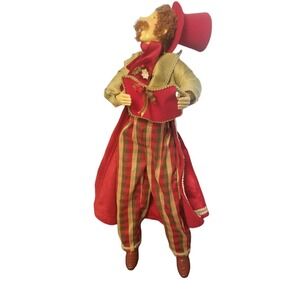 Vintage Big Traditional Caroler Rare‎ Figure Decorative 29 in Long